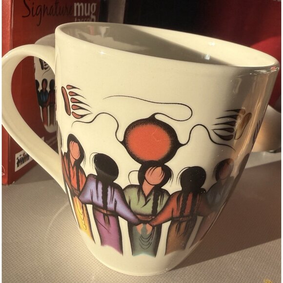 18 oz Signature mug Indigenous Collection Simon McLeod Community Strength Cup - Picture 11 of 14